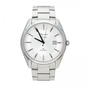 Alexandre Christie AC 8648 Silver White Man MDBSSSL